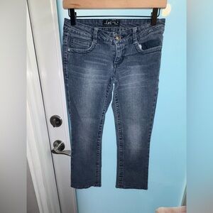Y2K vintage women’s juniors dark blue L.E.I bootcut jeans!